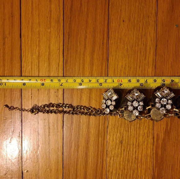 Art Deco inspired Rhinestone Necklace - Picture 3 of 3